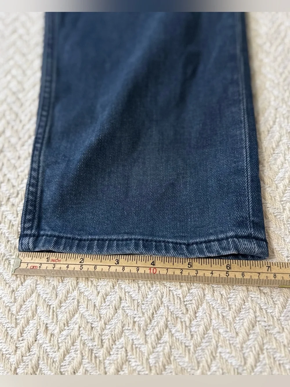 Rag & Bone Fit 3 Athletic Tapered Jeans 34x32 Kendall Blue Wash